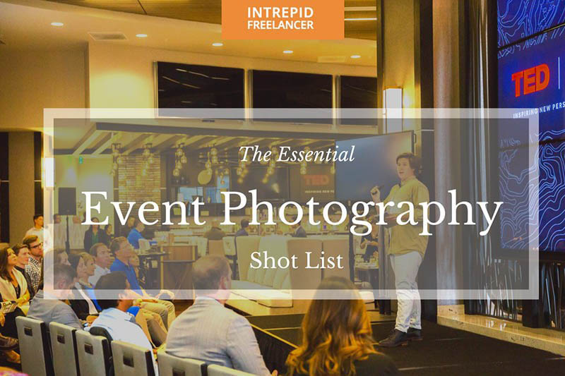 Event Photography Shot List Template