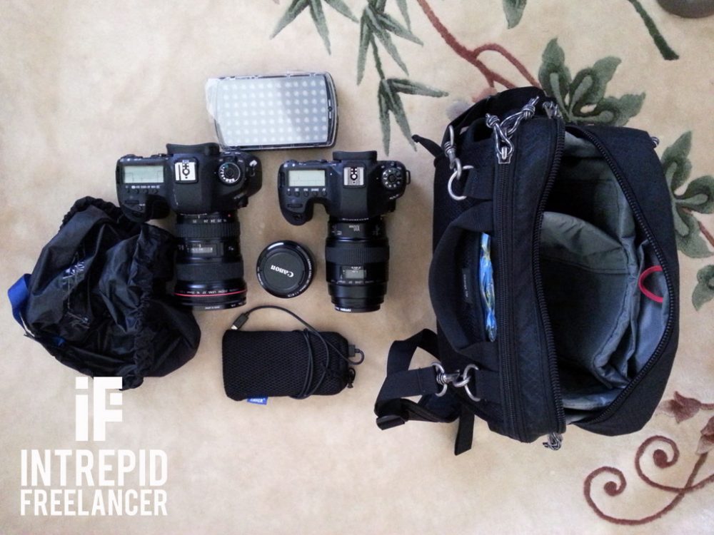Packing camera gear for travel
