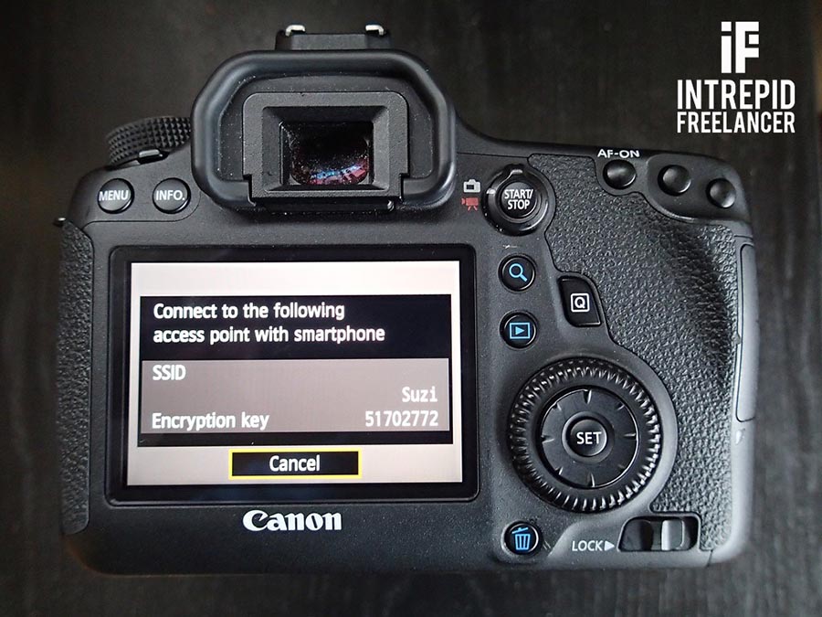 How to set up Wifi on Canon 6D