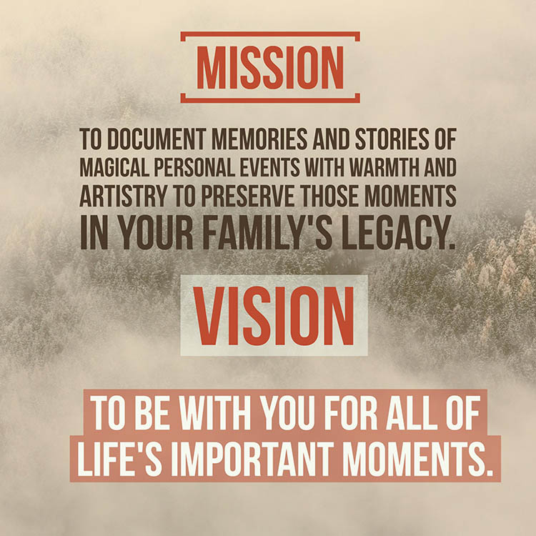 Photography mission and vision statement