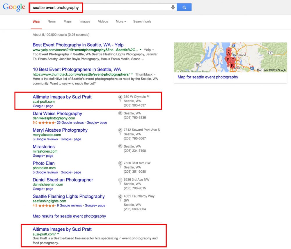 Google Search Results SEO tips