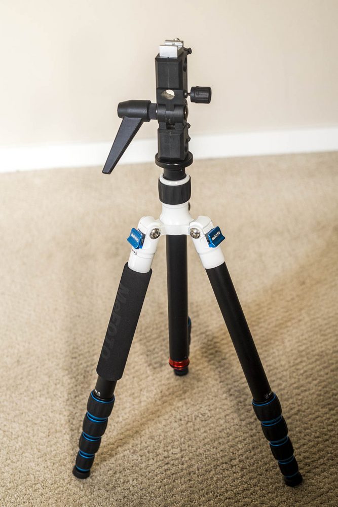 Turn any tripod into a makeshift light stand with just two simple tools: an umbrella adapter and threaded adapter.