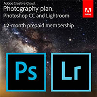 Adobe Creative Cloud photo editing software