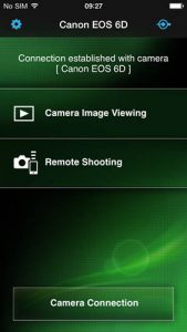Canon EOS Remote App
