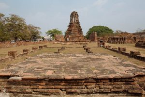 Ayutthaya temple ruins in Thailand