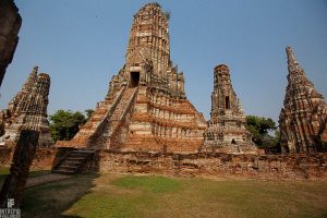 Ayutthaya temple ruins in Thailand