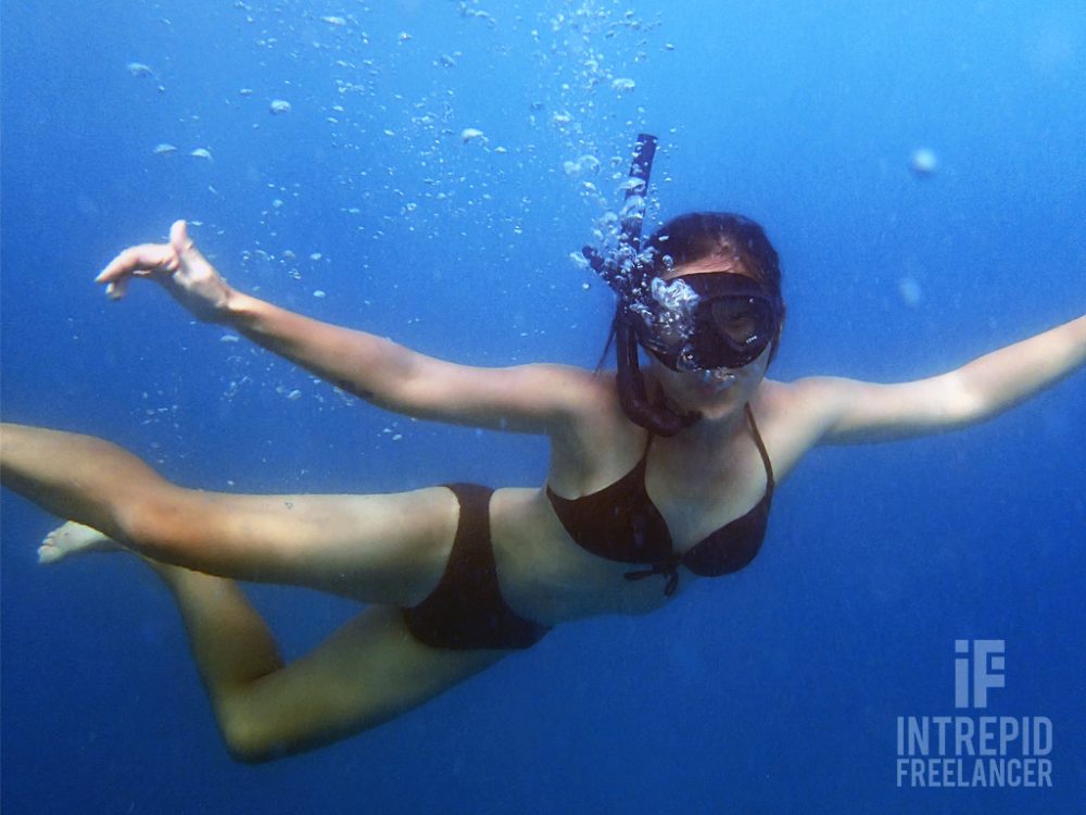 Phi Phi island snorkeling underwater photography Thailand