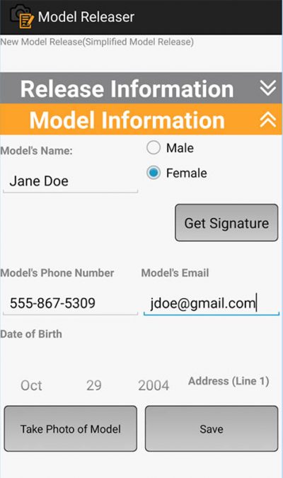 Model Release Apps for Android - Intrepid Freelancer