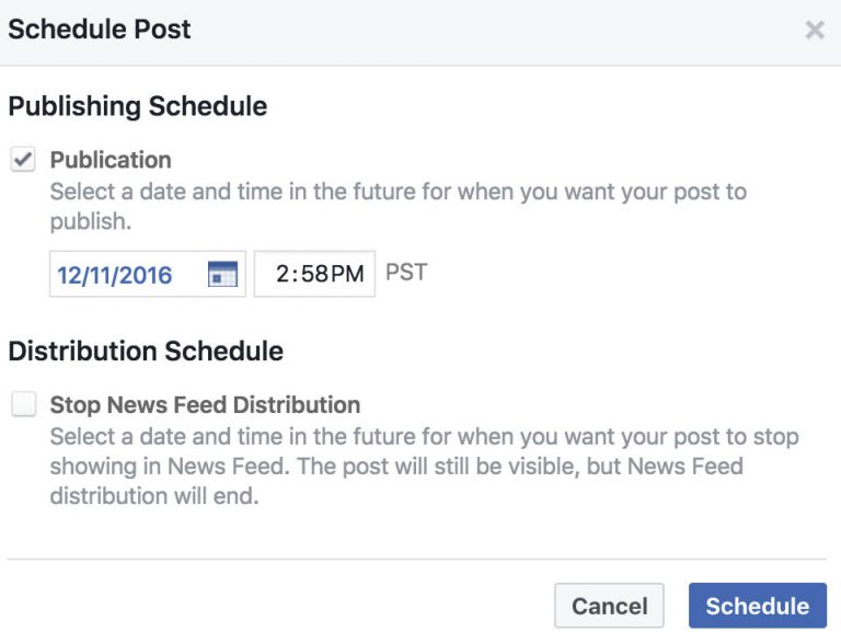 How to Schedule and Backdate Facebook Posts Intrepid Freelancer