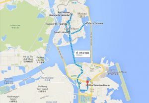 Travel Macau Map