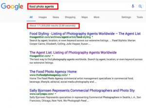 how to find a photography agent